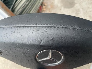 AIRBAG ULOŽENÍ KŮŽE ČERNÁ MERCEDES W221 W216
