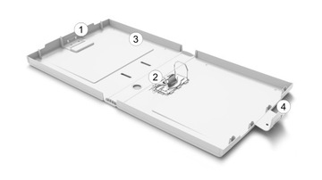 Бюджетная папка А4 ПЛАСТИКОВАЯ ЗАКРЫТАЯ 50 мм moxom NEWBINDER WH