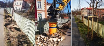 Корчевательная дробилка для пней Dipperfox