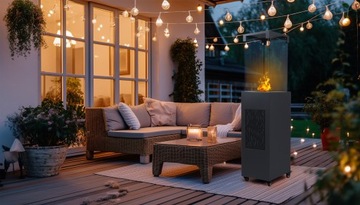 ЗОНТИЧНОЕ ГАЗОВОЕ ОТОПЛЕНИЕ ДЛЯ ТЕРРАСЫ 8кВт