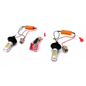 2x PY21W светодиод BAU15S 12-18В направление + дневные ДХО