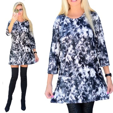 WYGODNA TUNICZKA MIŁA TUNIKA MODNE WZORY do5XL 626
