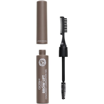 GOSH BROW LIFT Żel laminacji brwi 001 Grey Brown