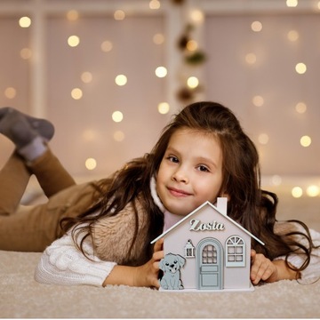 Skarbonka XXL z IMIENIM, prezent na urodziny dla dziewczynki