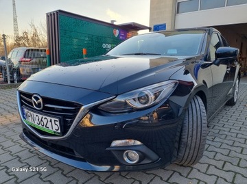 Mazda 3 III Sedan 2.0 SKYACTIV-G 120KM 2014 Mazda 3 III 2.0 120KM nawigacja skóra ksenony alufelgi super stan gwarancja, zdjęcie 1