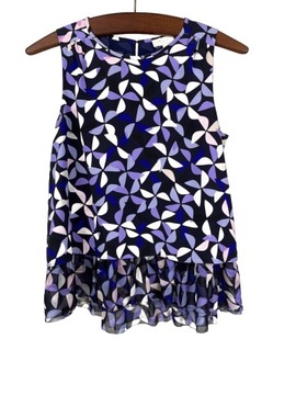 Bluzka damska jedwabna zwiewna wzorzysta jedwab KATE SPADE r. M/L