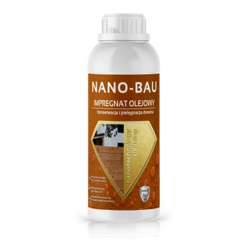 NANO-BAU IMPREGNAT OLEJOWY DO DREWNA 1Litr