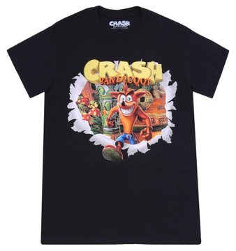 Czarna koszulka Crash Bandicoot M