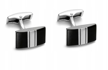 METALOWE Spinki do Mankietów Koszuli PUDEŁKO sk159