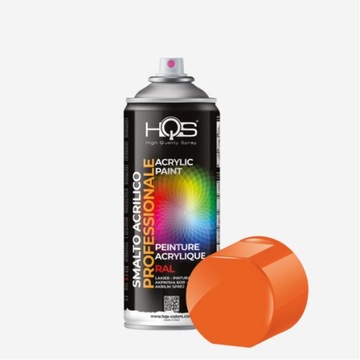 HQS SPRAY LAKIER UNIWERSALNY 400ML RAL 2004 POMARAŃCZOWY