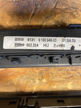BMW E70 E71 PANEL KLIMATIZACE 9193965 9180946