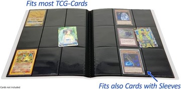 ARKERO G Коллекционный альбом для карточек, 360 карт, 9 окошек, БЕЛЫЙ