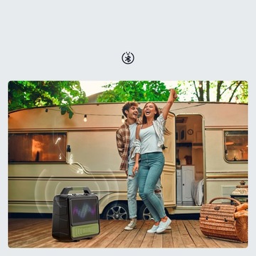 1080P TELEWIZOR PRZENOŚNY DVB-T2 12V/9A W 60W GŁOŚNIK HDMI RADIO FM MONSTER