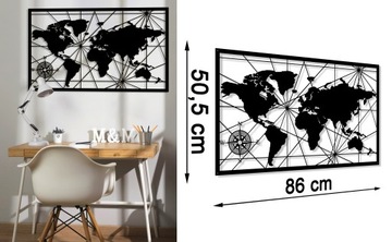 КАРТИНА МИРА АЖУРНАЯ НАСТЕННАЯ УКРАШЕНИЕ, БОЛЬШАЯ