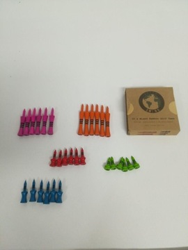 ЗЕЛЕНЫЕ БАМБУКОВЫЕ КОЛЫШКИ ДЛЯ ГОЛЬФА, РАЗНЫЕ РАЗМЕРЫ