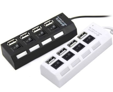 USB-концентратор 4-портовый разветвитель USB 2.0 разветвитель