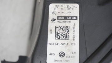 SVĚTLO LEVÝ PŘEDNÍ LED VW TAIGO 2G8941005A