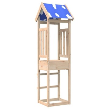 WIEŻA DO PLACU ZABAW 52,5X46,5X208CM LITE DREWNO SOSNOWE