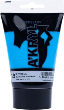 Farba akrylowa - Renesans - błękit nieba, 100 ml