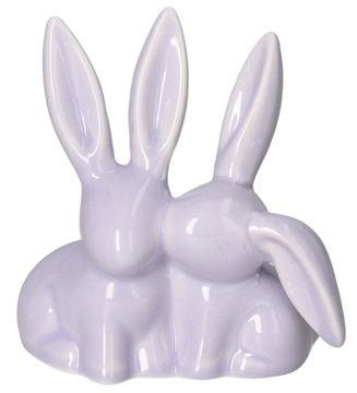 ZAJĄC ZAJĄCZEK CERAMICZNY WIELKANOCNY FIGURKA DO STROIKA