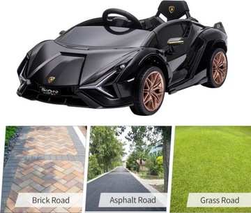 АВТОМОБИЛЬНЫЙ LAMBORGHINI SIAN АККУМУЛЯТОР 12В 2x45ВТ ДИСТАНЦИОННЫЙ