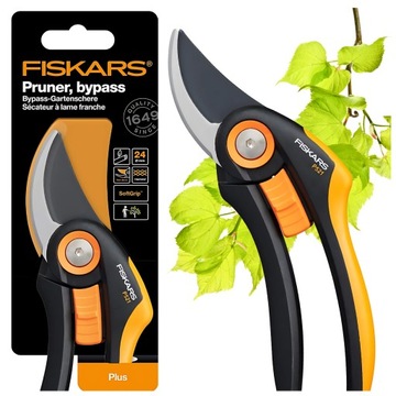 SEKATOR Fiskars P521 OGRODOWY NOŻYCOWY DO ŚWIEŻYCH GAŁĘZI OSTRY LEKKI MAŁY