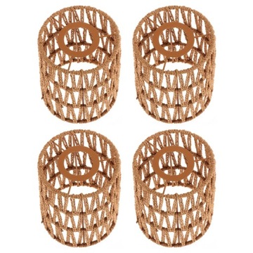 4x Tkany abażur Rustykalny klosz do lampy suf