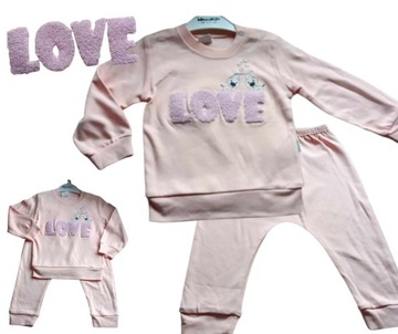 DRES 2 cz KOMPLET BLUZA SPODNIE 86