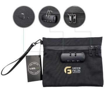 СУМКА АНТИ-ЗАПАХ БЕЗ ЗАПАХА С КОМБИНИРОВАННЫМ ЗАМКОМ, НЕ ЗАПАХАЮЩИМ