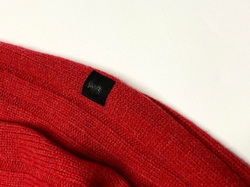 Sweter Burberry 100% Lambswool red vintage r. L