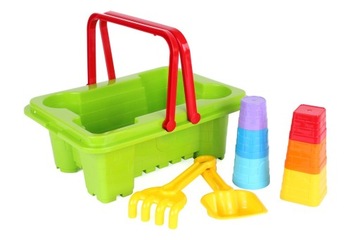 ZESTAW ZAMEK FORTECA FOREMKI DO PIASKU NA PLAŻĘ