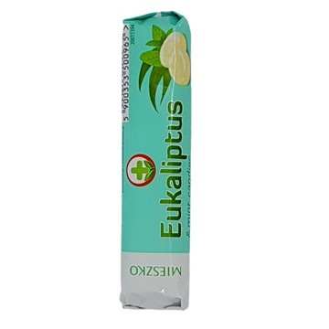 MIESZKO EUKALIPTUS MINT CUKIERKI DROPSY 32g DATA: 2025.05.23