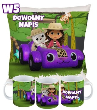 НАБОР ПОДУШКА КРУЖКА CAT GABI HOUSE ПОДАРОК ​​+ ИМЕННОЙ ПОДАРОК ​​РАЗЛИЧНЫЕ ДИЗАЙНЫ