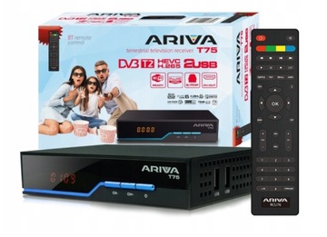Dekoder DVB-T2 Ferguson ArivaT75 H.265 HEVC HDMI Gratis