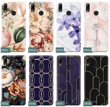ЧЕХОЛ для Huawei P Smart 2019 + ДИЗАЙН СТЕКЛЯННОГО КОРПУСА
