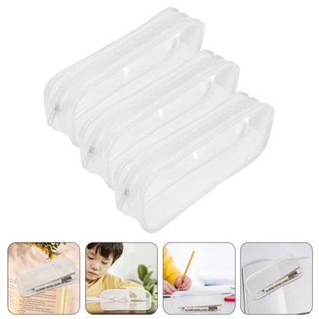 ПРОЗРАЧНЫЙ ЧЕХОЛ ДЛЯ КАРАНДАШЕЙ Очаровательная ручка 3 ШТ.