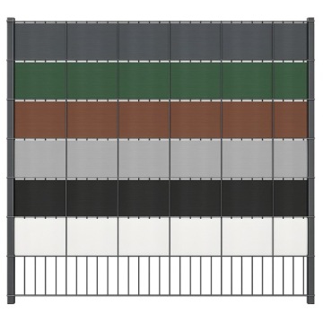 Лента для забора антрацит 19x35 панель покрытия забора графит