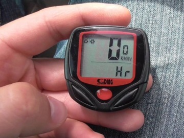 ПРОВОДНОЙ ВОДОНЕПРОНИЦАЕМЫЙ ВЕЛОСИПЕДНЫЙ РЕГИСТРАТОР, 14 ФУНКЦИЙ