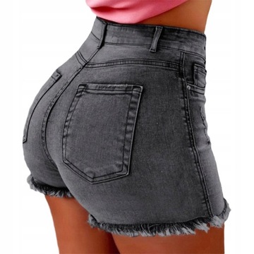 Letnie damskie spodenki jeansowe Modne szorty54_3