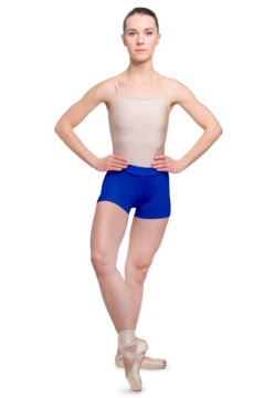 ШОРТЫ БАЛЕТНЫЕ ЖЕНСКИЕ, ШОРТЫ ГИМНАСТИЧЕСКИЕ ДЛЯ ТАНЦЕВ, ВАСИЛЬК L