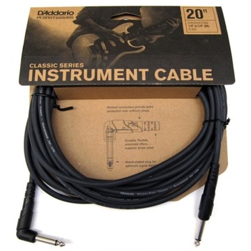 PW-CGTRA-20 Classic Series Instrument Przewód instrumentalny 6m D'Addario