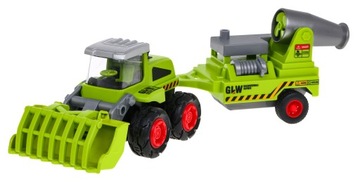 TRAKTOR dla dzieci + przyczepa OPRYSKIWACZ + napęd