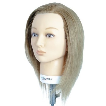 Sibel Główka Treningowa 100% Włosy Naturalne 35cm
