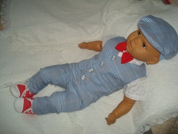 KOMPLET KAMIZELKA UBRANKO /CHRZTU /WESELE/ 80