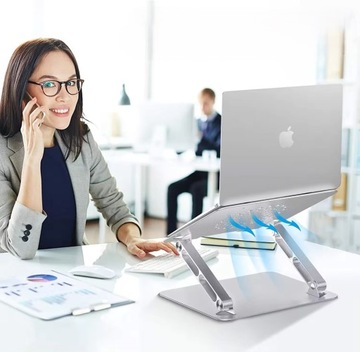 Регулируемая алюминиевая подставка VAZIO для ноутбука MacBook iPad (N47-1-S)