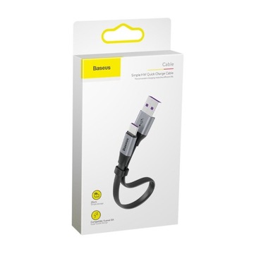 Плоский кабель BASEUS USB/USB-C для Huawei SCP 5A 40 Вт