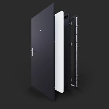 Двери внутри -рамки, rc3 антиэфтефти, акустическая 44db 80, 90 белые