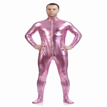 Męskie damskie body Halloween karnawałowe męskie kostiumy damskie S różowe