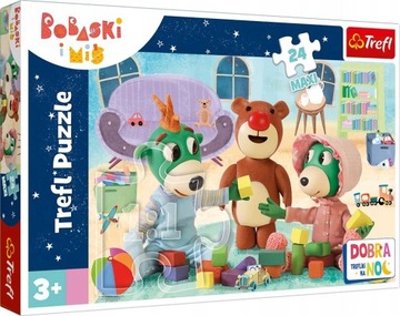 Puzzle 24 Maxi - Zabawy Treflików przed snem 14325