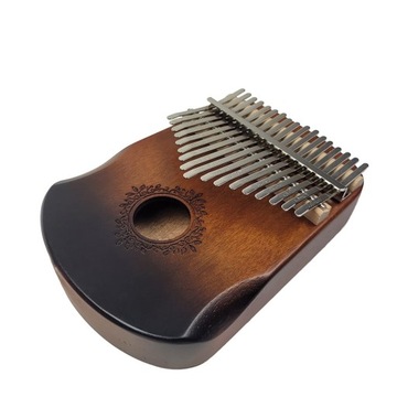 GRV KL-17BB Brown Burst Kalimba (17 Notes) + case